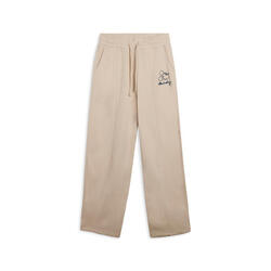 Pantalon pour femmes à jambe large avec broderie Mickey