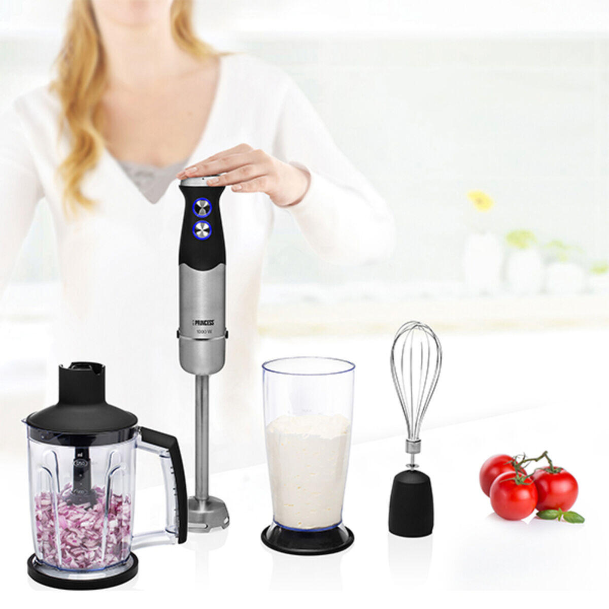 Mixeur plongeant PRINCESS 01.221221.01.001 1000 W 4/5