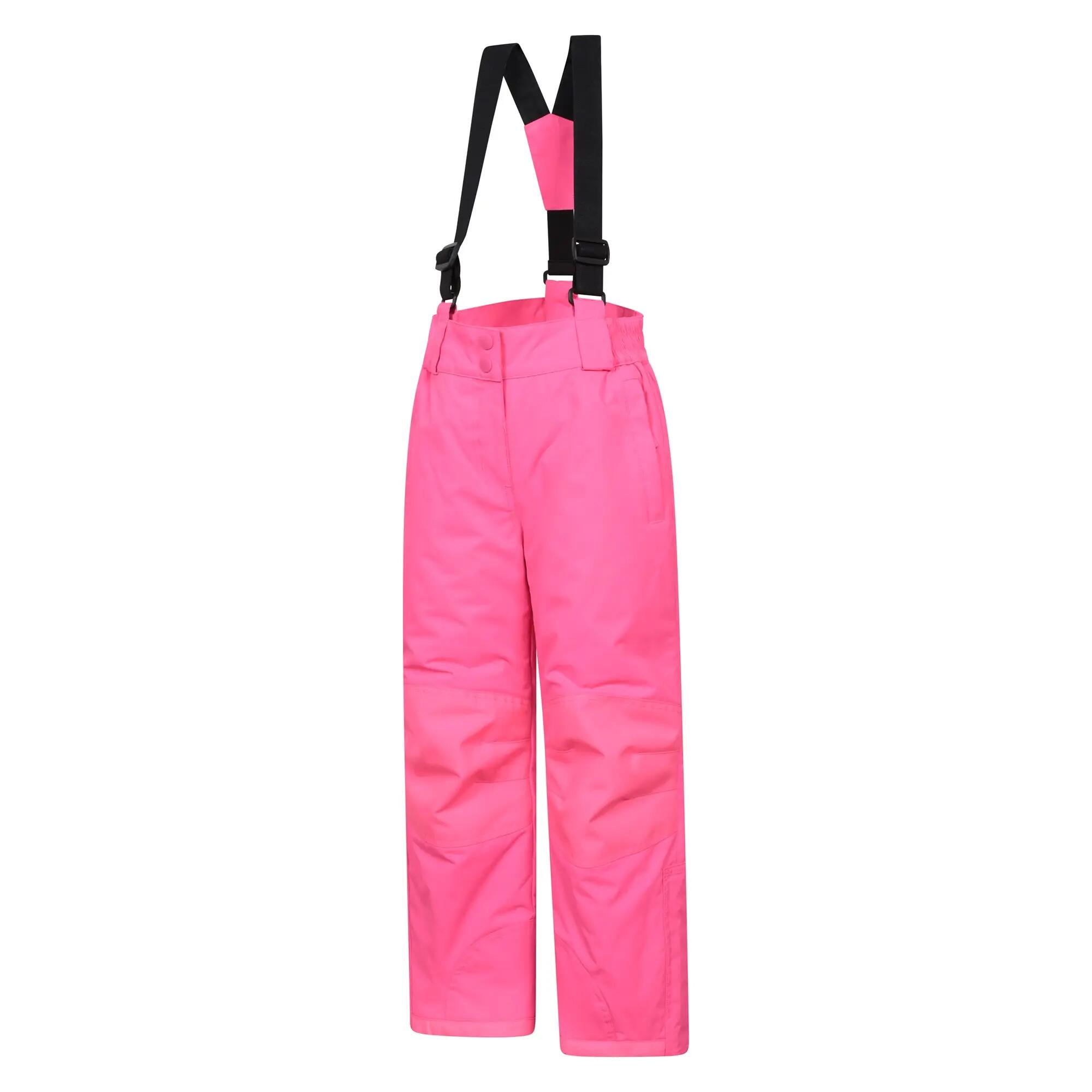 Pantalon de Ski Enfant Déperlant Genoux Renforcés Guêtres Pare-Neige, Honey 3/7