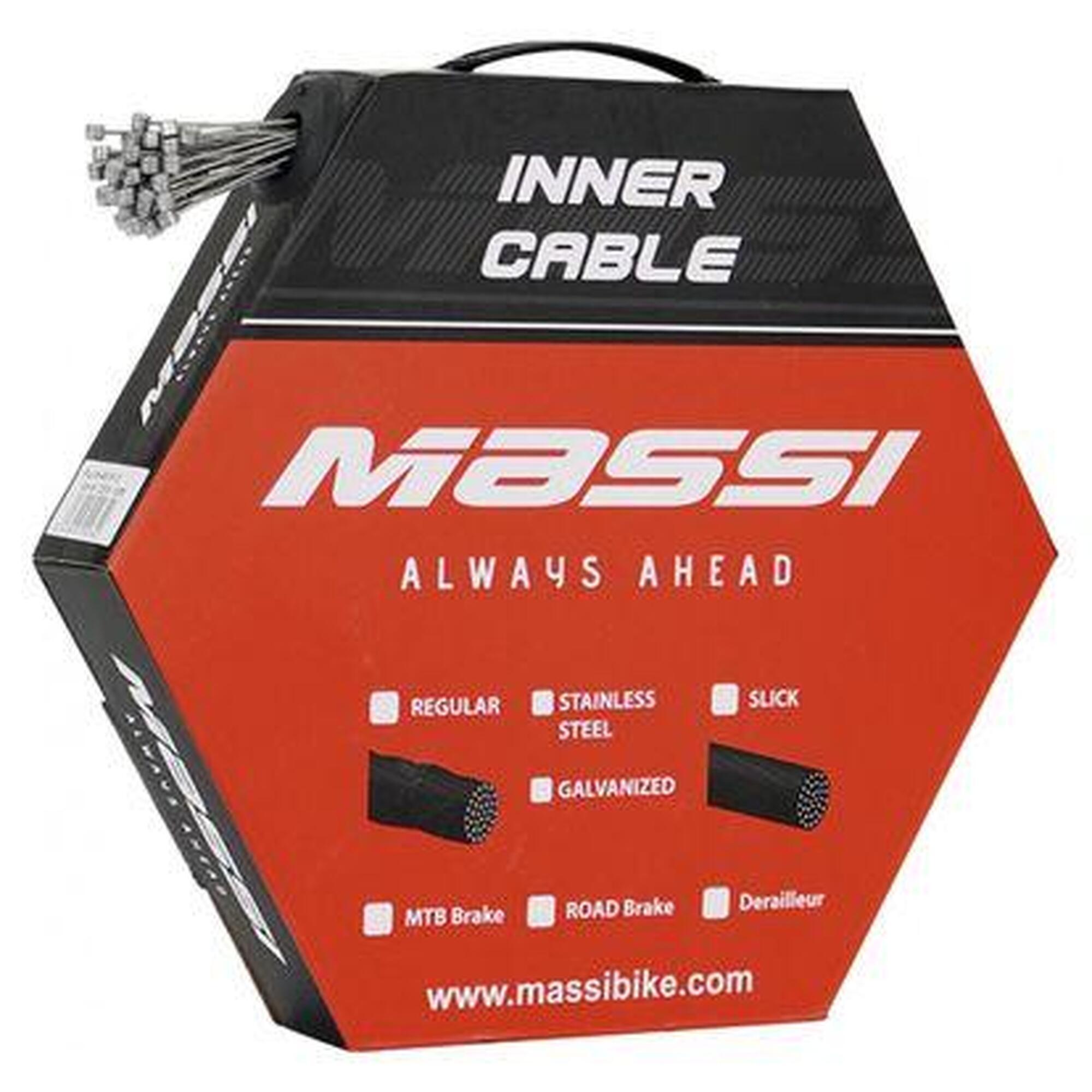 Kit Complet Câbles De Frein Vélo – 1,7m Câbles + 2,5m Gaine + Accessoires, Pour VTT Et Vélo De Montagne
