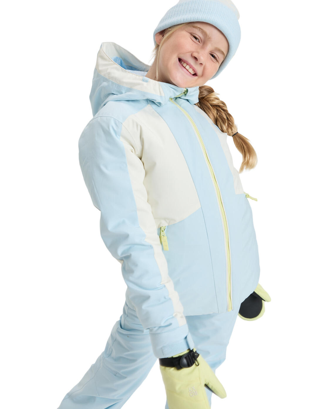 Veste de snow technique DREAMOUNTAINS Bleu Fille 3/4