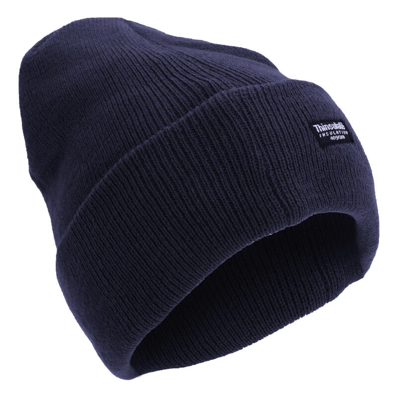 Unisex Thinsulate Lined Winter Hat (Navy)