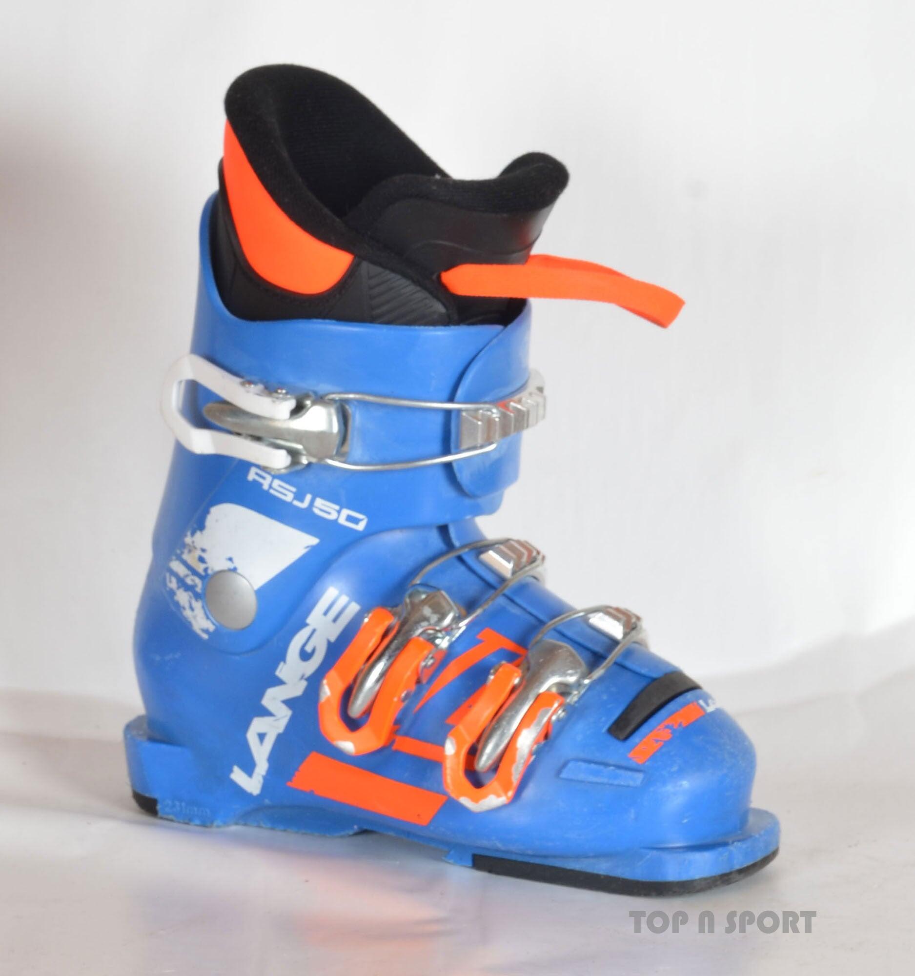 RECONDITIONNE - Chaussures de ski Junior Lange RSJ 50 Power Blue 2019 - BON 1/1