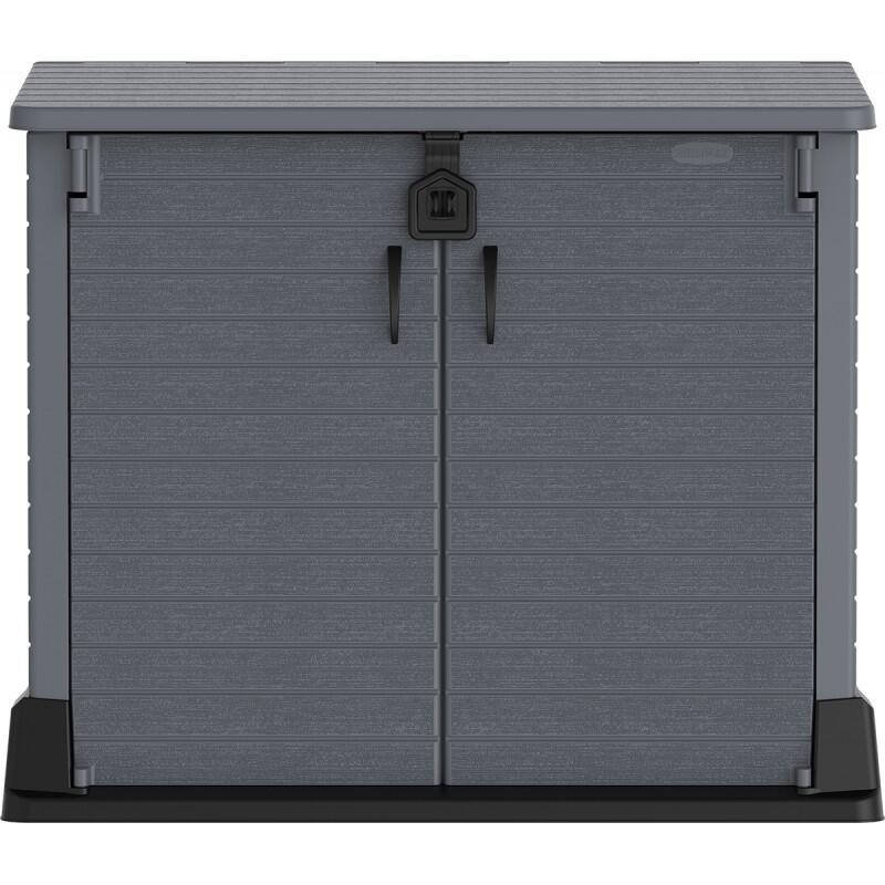 Arcón cubre cubos exterior 850 L PVC gris antracita 3/7