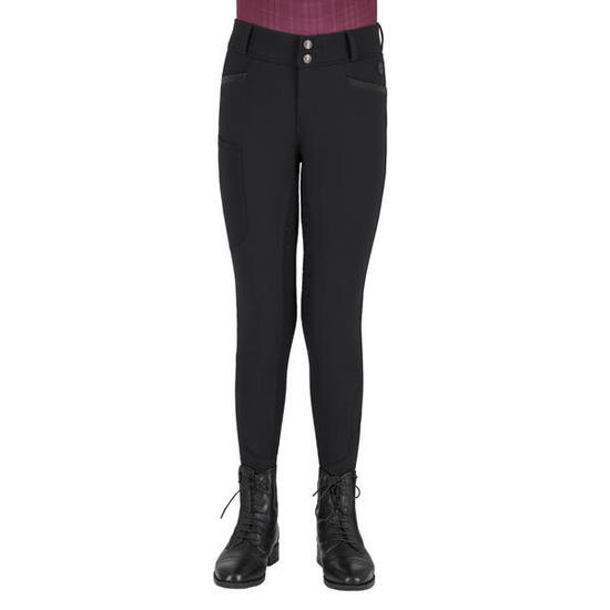 Pantalon équitation full grip fille QHP Zahra