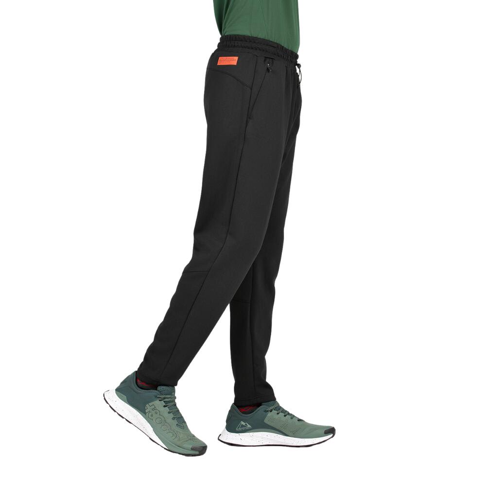 +8000 ELEGI Negro. Pantalón de chándal Hombre. 3/4