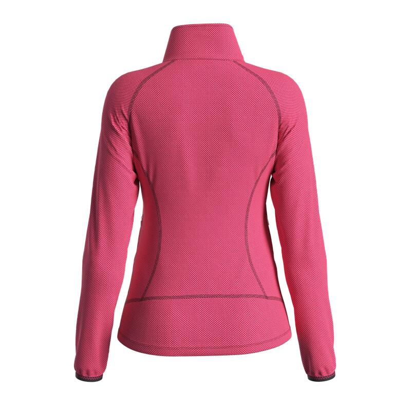 Great Escapes ADAMELLO lady light fleece halfa zip raspberry 2/3
