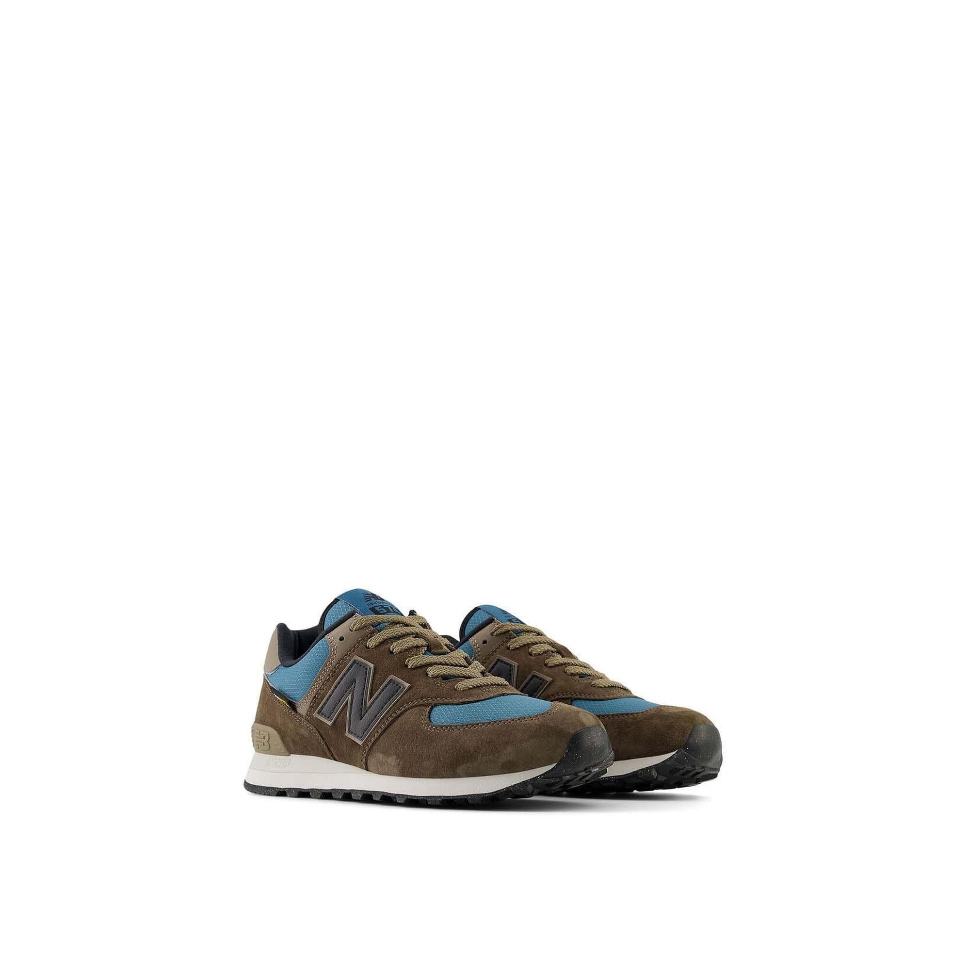 New Balance - Sneakers Unisex 574 In Cordura® - Baskets - Bleu|marron - Decathlon