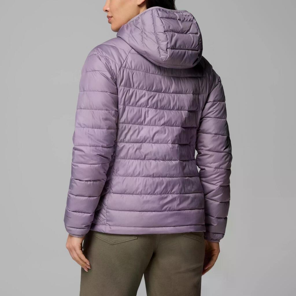 Veste Columbia Modèle Powder Lite Ii Hooded Jacket Couleur Violet 2/5