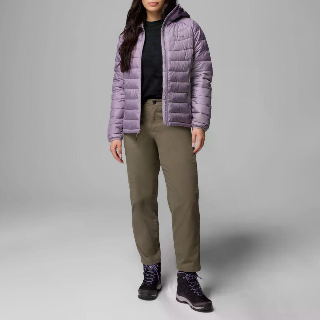 Veste Columbia Modèle Powder Lite Ii Hooded Jacket Couleur Violet 4/5