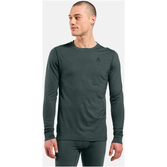 Bielizna termoaktywna z długim rękawem Odlo BL TOP crew neck l/s MERINO 200