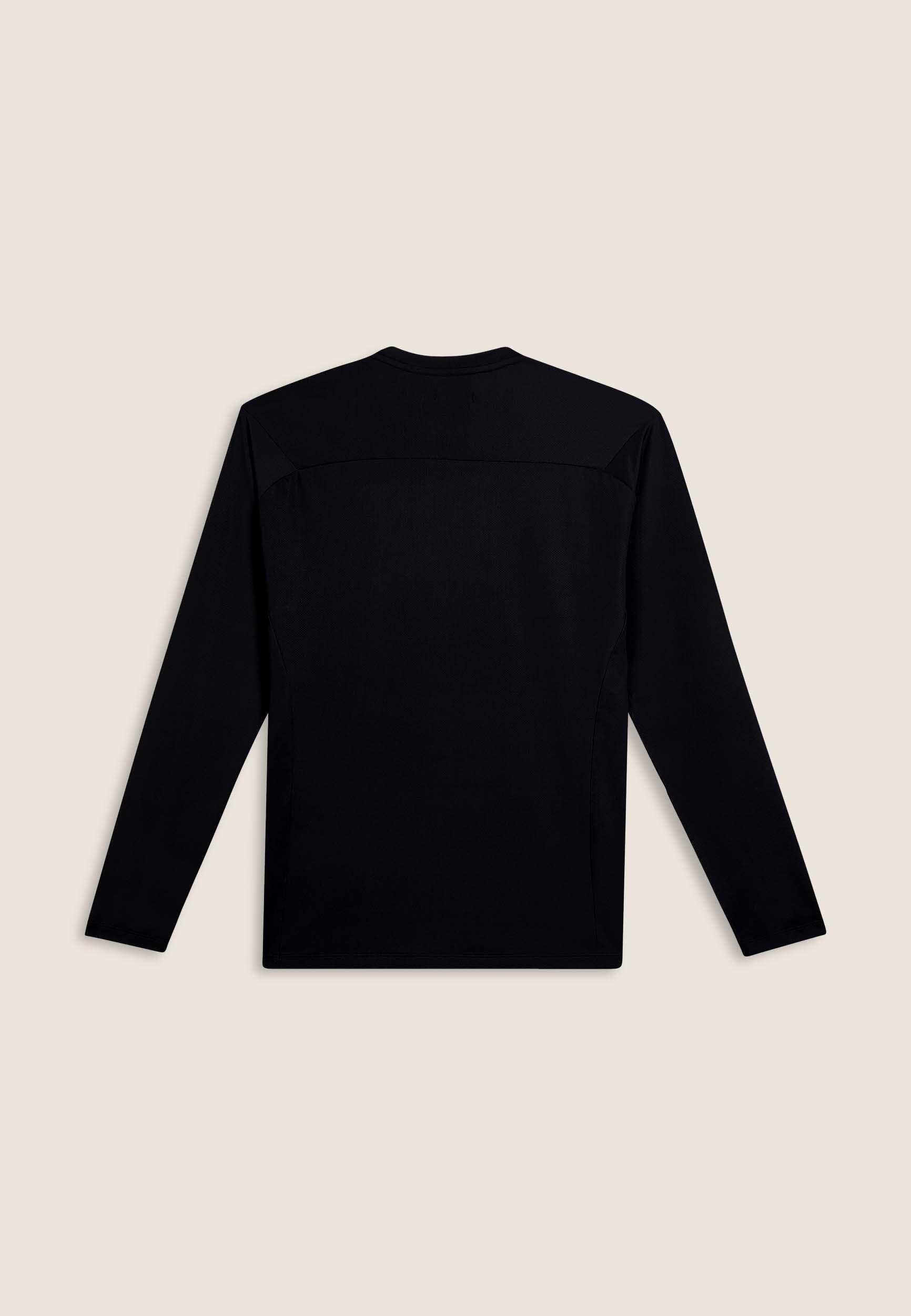 T-shirt de coupe ajustée à manches longues, coupe technique 2/3