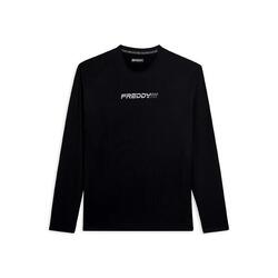 T-shirt de coupe ajustée à manches longues, coupe technique