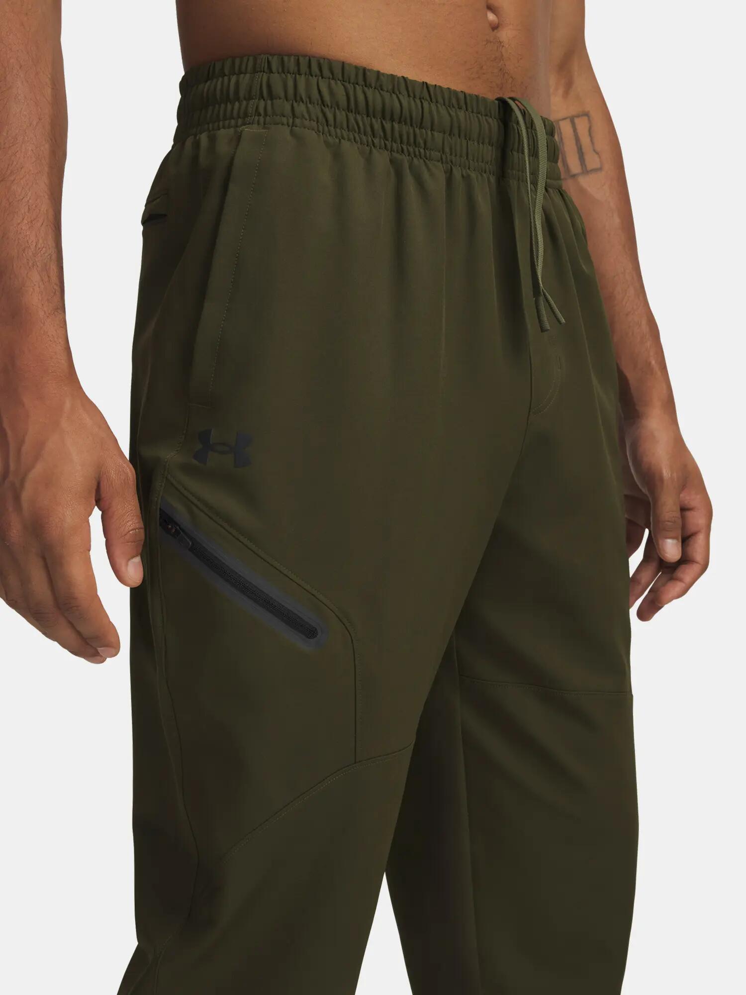 Férfi melegítőalsó Under Armour UA Unstoppable Woven Jogger-GRN 3/4