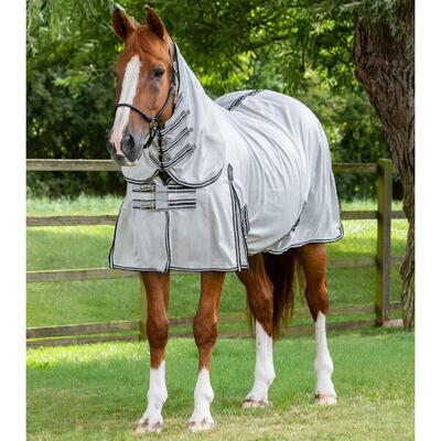 Coperta antimosche con copricollo per cavalli Premier Equine Fly Lite