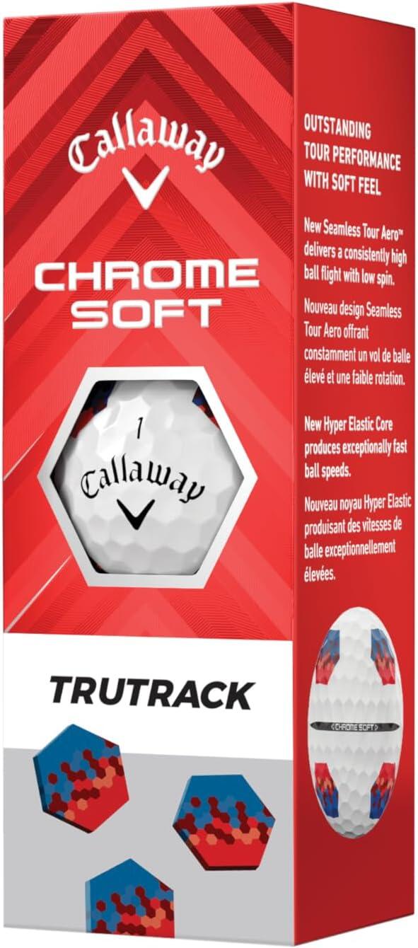 Callaway New Chrome Soft TruTrack 2024 Bolas de Golf 2/5