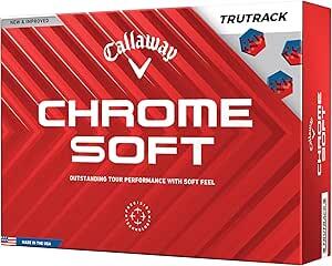 Callaway New Chrome Soft TruTrack 2024 Bolas de Golf