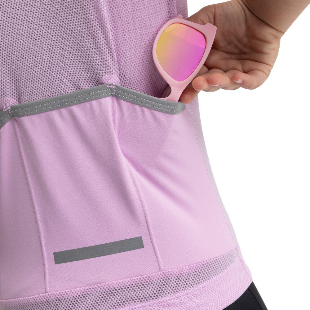 LSERVER Maillot Ciclismo Infantil Unisex - Camiseta Manga Corta Transpirable Secado Rápido Con Bolsillos Traseros, Camuflaje