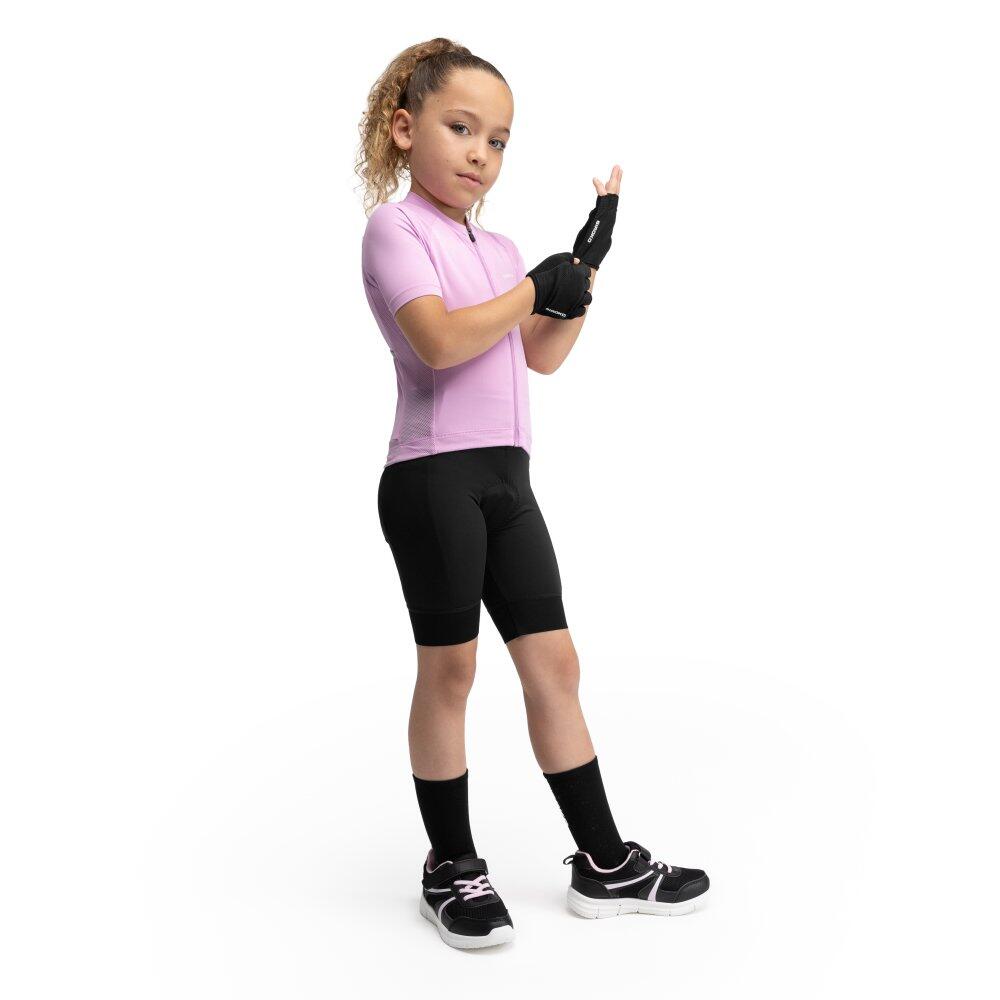 Kinder Radsport Kurzärmeliges Radtrikot Mädchen K-Core Brisa Light Pink Rosa 4/8