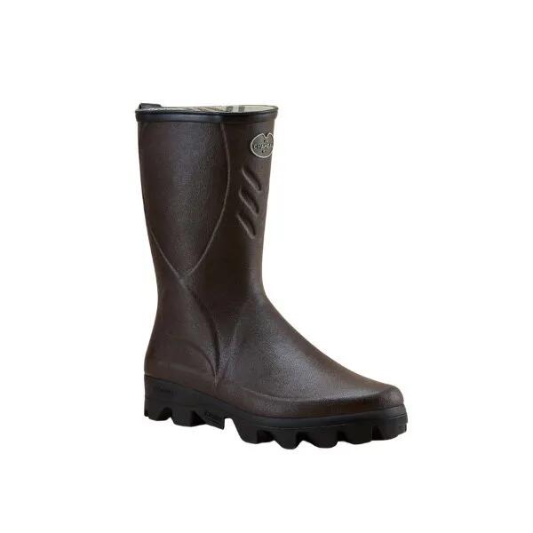Bottillons Cérès Le Chameau Doublés de Jersey Marron - 40 1/6