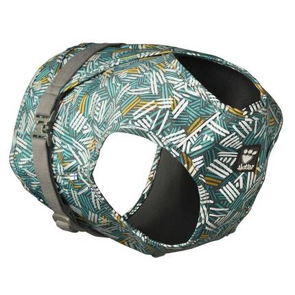 Veste visibilité chien Zhero Safety Wrap ECO turquoise XSMALL 40-50cm