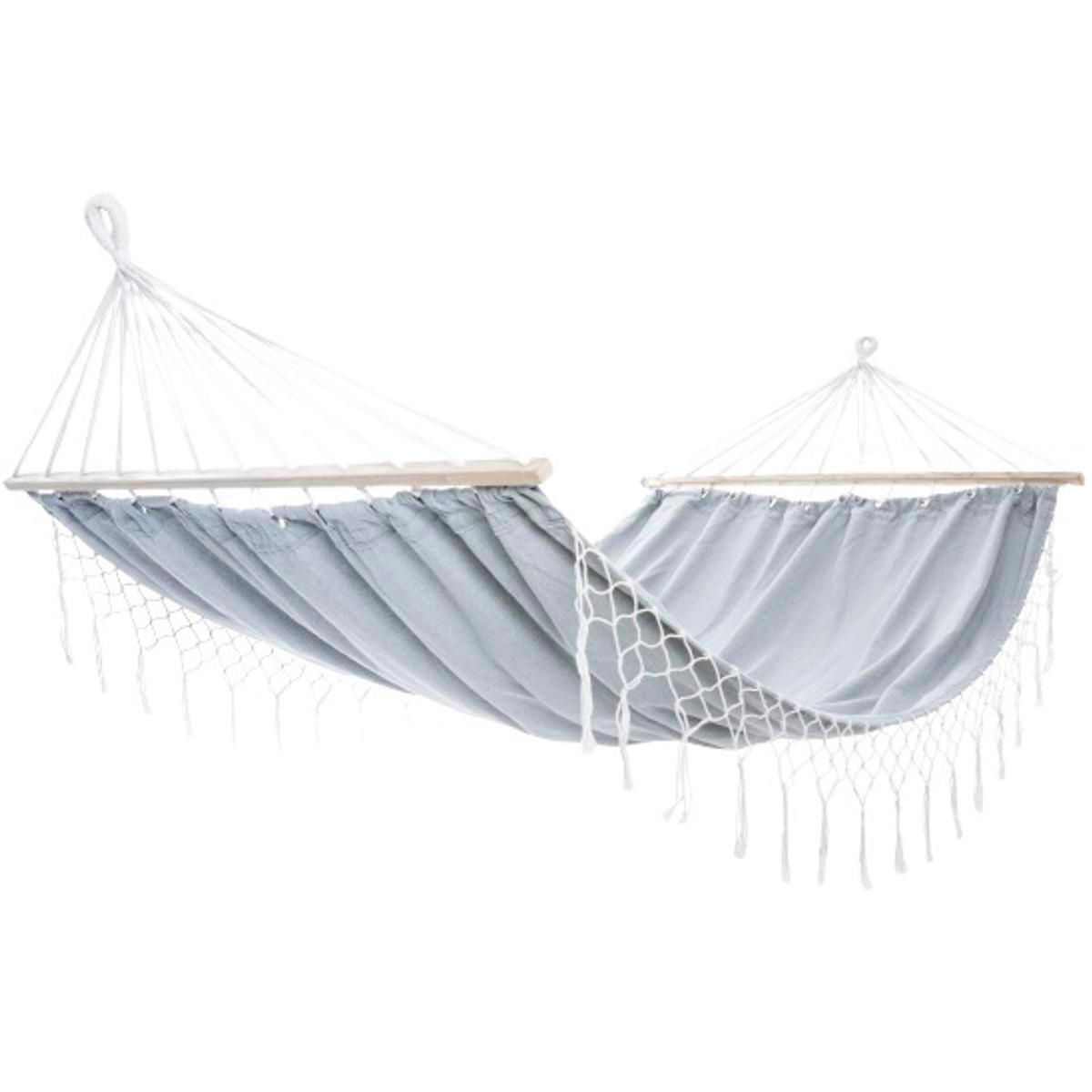 Hamak Enero Camp 1-osobowy 200x100cm z frędzlami 2/7