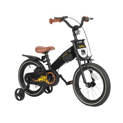 Deryan Turbo 3-in-1 Kinderfahrrad - 14 Zoll - Schwarz