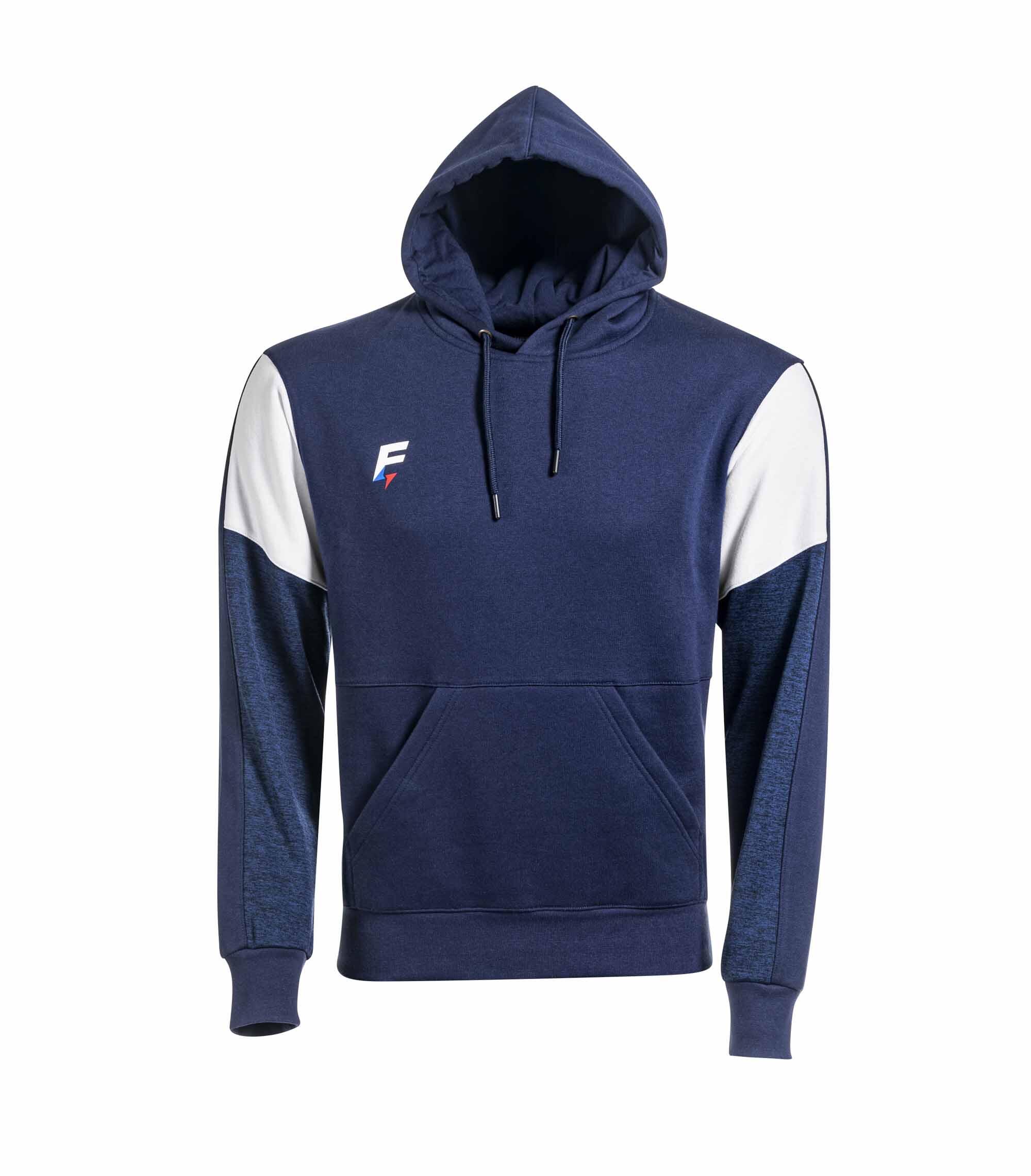 SWEAT CAPUCHE DE RUGBY CHISTERA ENFANT Force XV marine 1/1