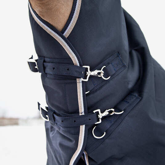Couverture d'extérieur pour cheval avec couvre-encolure amovible B Vertigo Georg 5/6