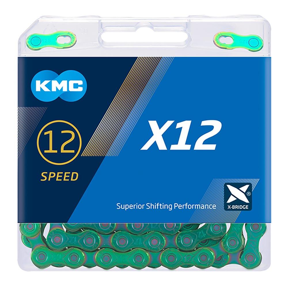 Cadena de cierre rápido KMC X12 Aurora 2/4