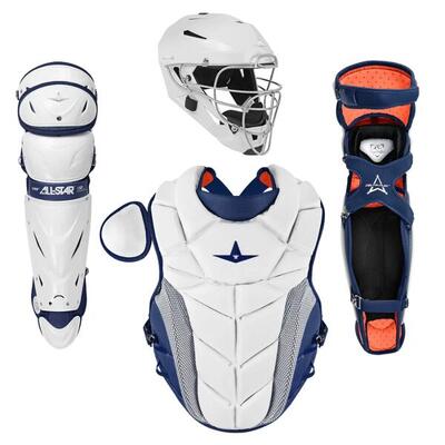 All star ckw-phx pro fastpitch catching kit pai m white/navy