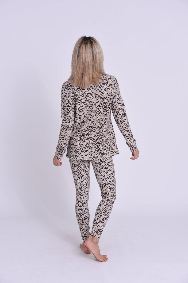 Dames Ski Functionele Legging Thermisch Cheetah 5/5
