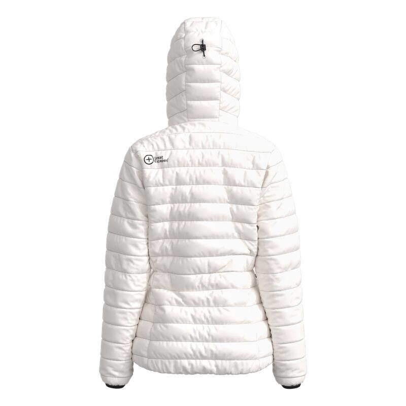 Great Escapes Gran Jorasses lady padded jacket white alyssum / vulcan 2/3