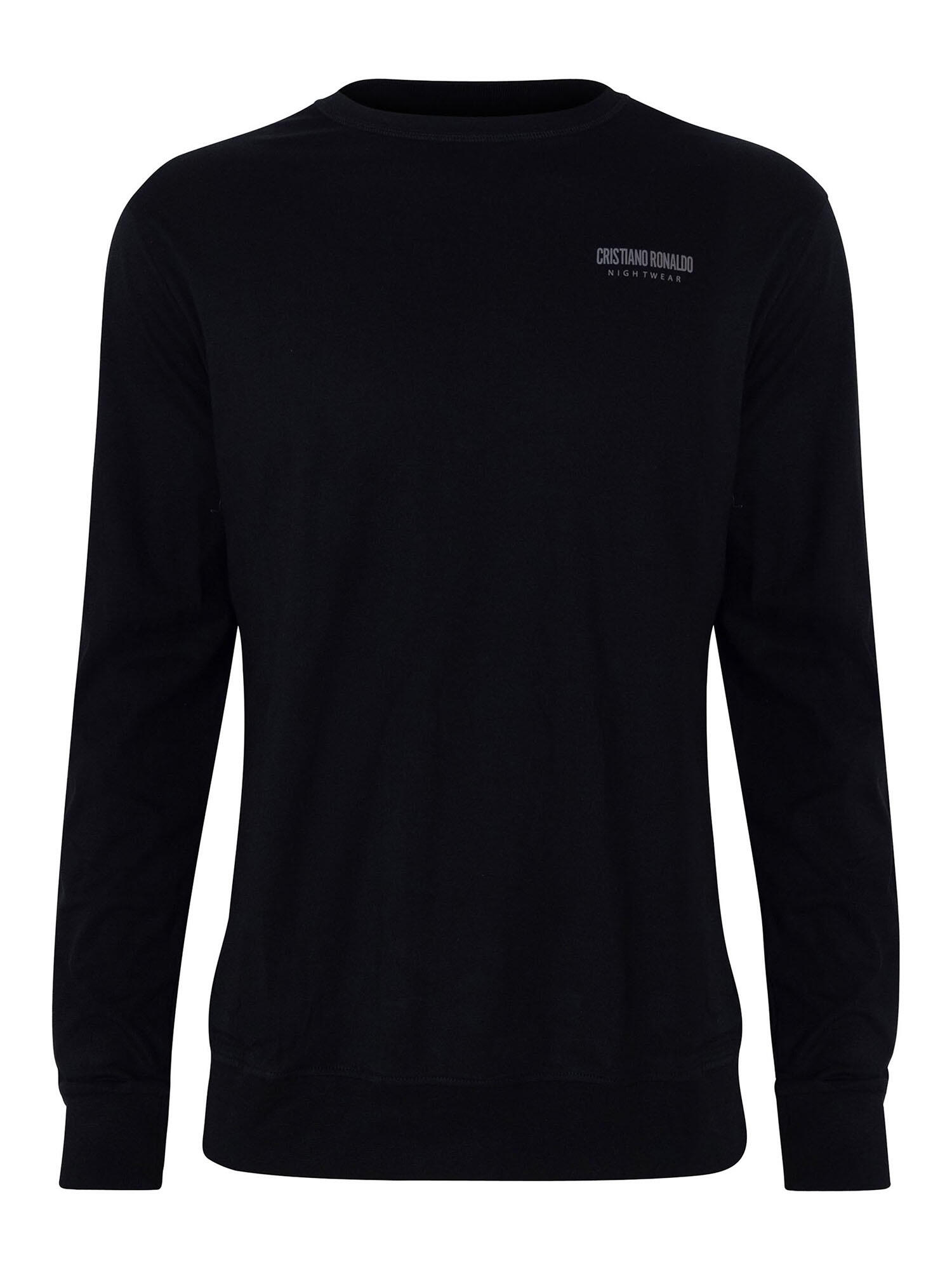 Fußball Pyjama klassisch gemütlich Herren - Nightwear schwarz 7/7