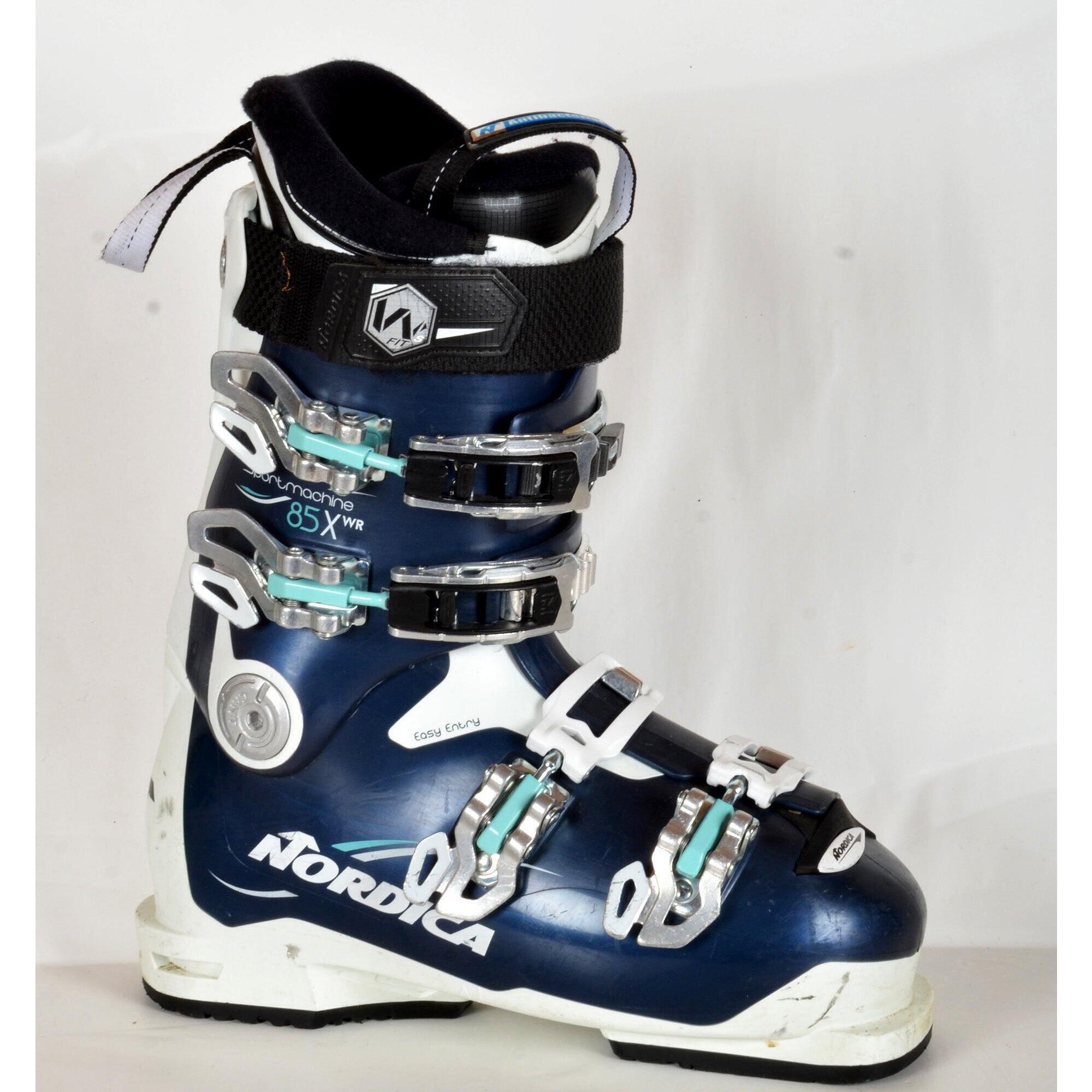 Nordica - Reconditionne - Chaussures De Ski Nordica Sportmachine 85 W Blue - Bon - Chaussures De Ski - Multicolore - 26 Cm - Decathlon
