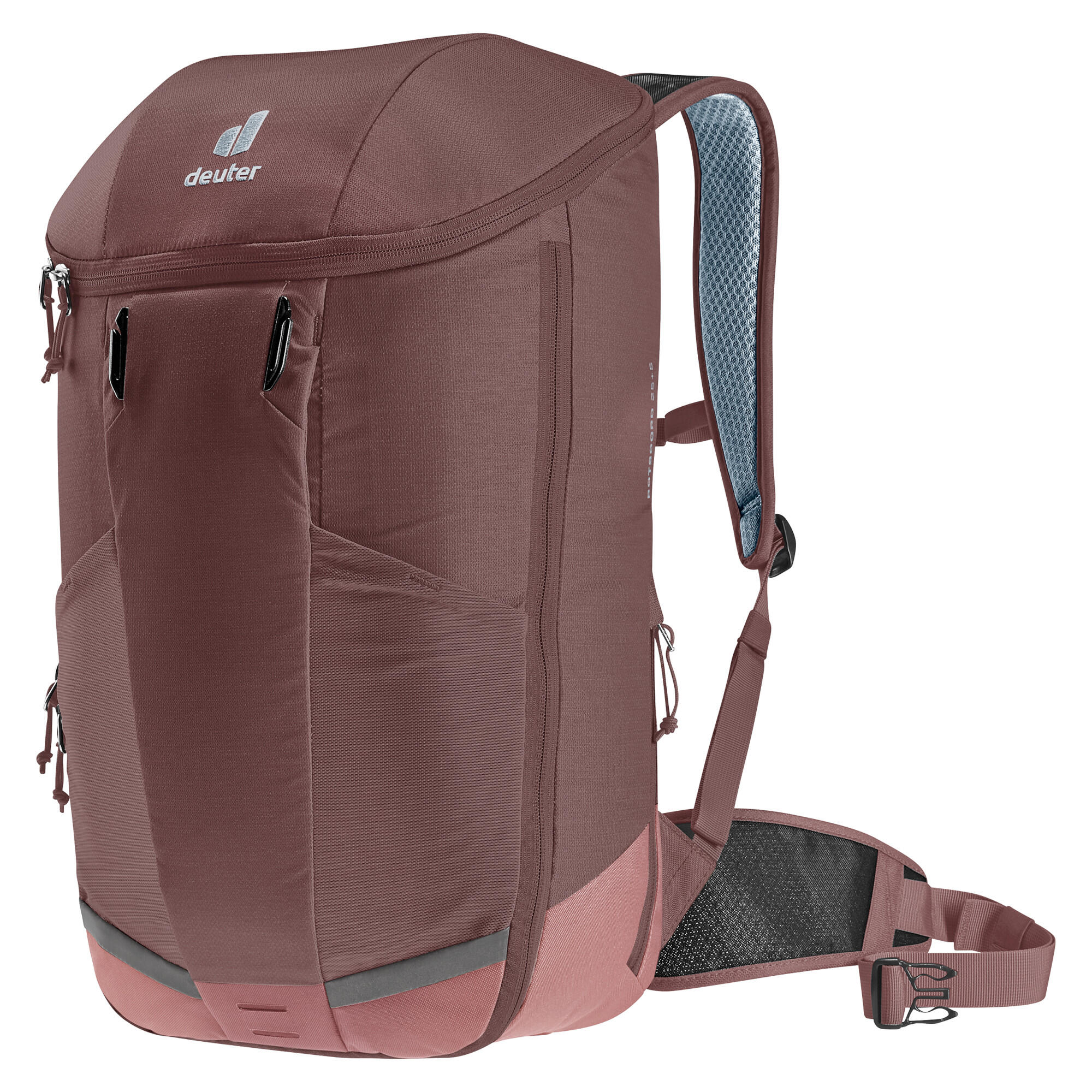 Deuter - Sac À Dos Deuter Rotsoord 25+5 L Raisin Caspia Airstripes Pour Vélo 15 Pouces - Sac À Dos - Marron - Decathlon