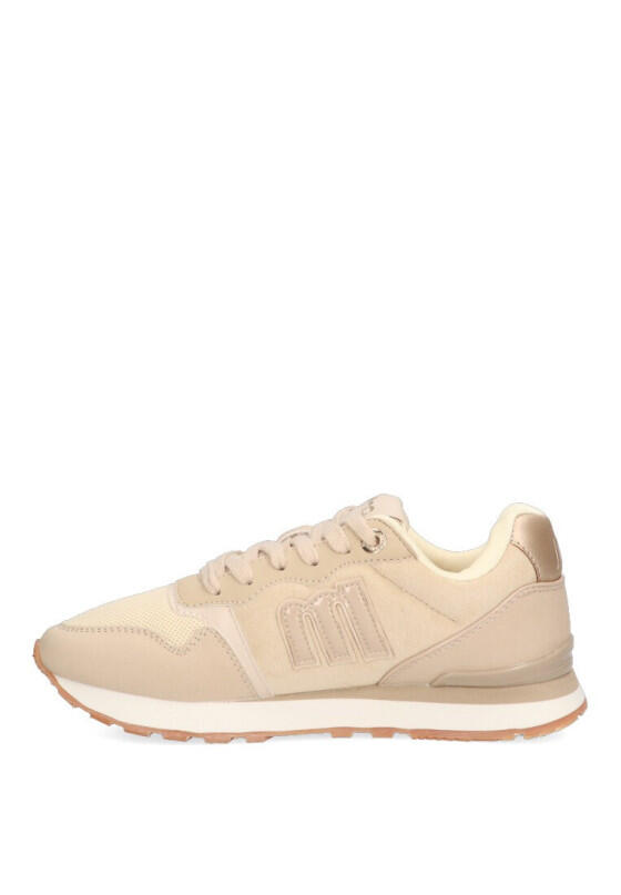 Deportivas Casual Mujer Suela Plana - Modelo 69983 Beige 3/6