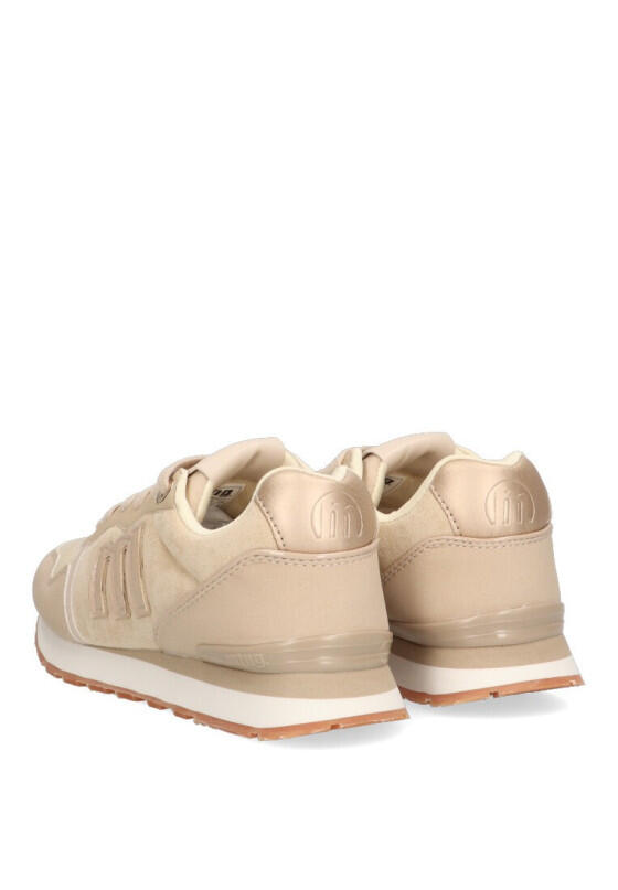 Deportivas Casual Mujer Suela Plana - Modelo 69983 Beige 4/6
