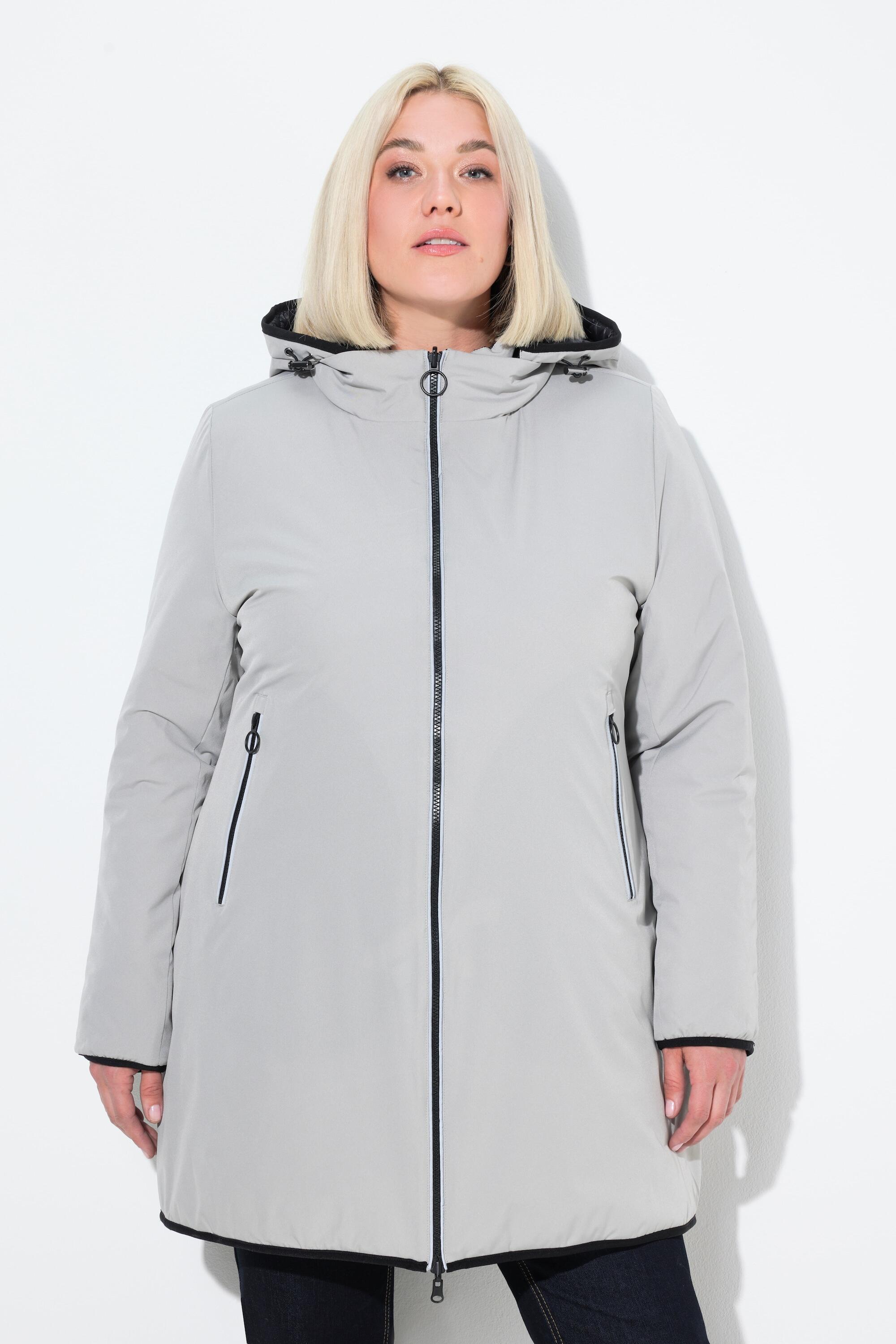 ULLA POPKEN Damen HYPRAR Wende-Steppjacke wasserdicht 2-Wege Zipper