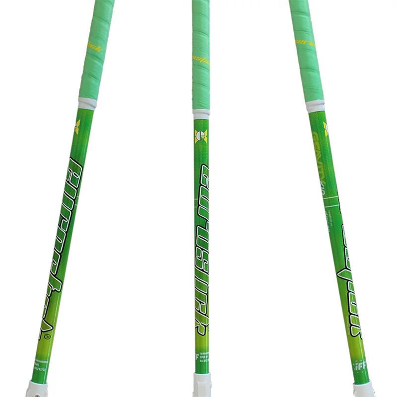Bastone da unihockey in fibra di vetro Gravity Kids 76/87 cm IFF sinistro verde 3/6