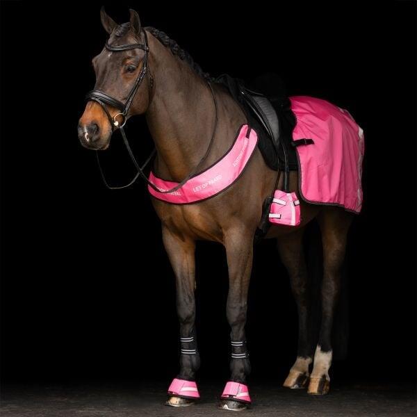 Imperial Riding Couverture d'extérieur réfléchissante - Rose fluo 3/3