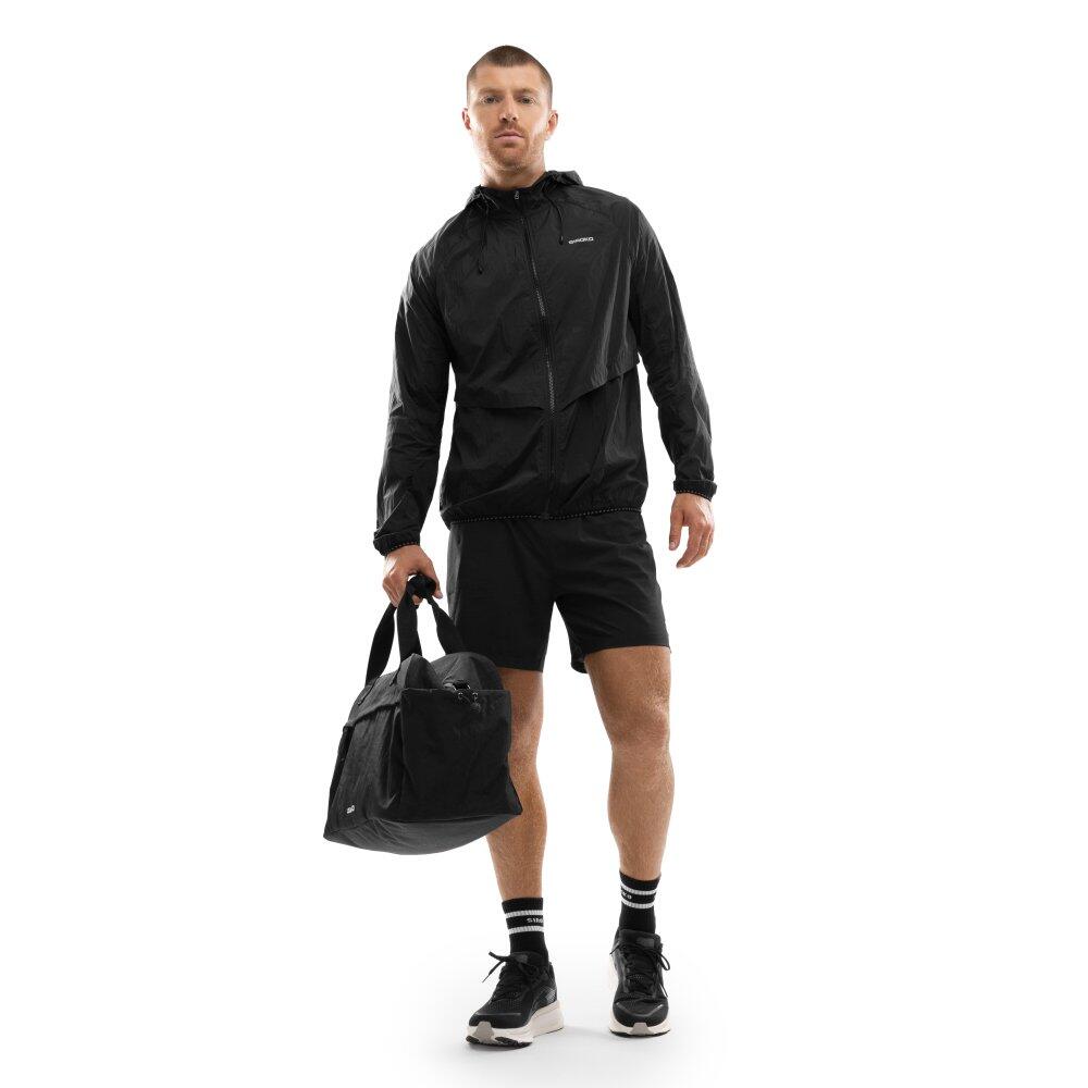 Veste coupe-vent running homme Fitness Bund Black Noir 3/7
