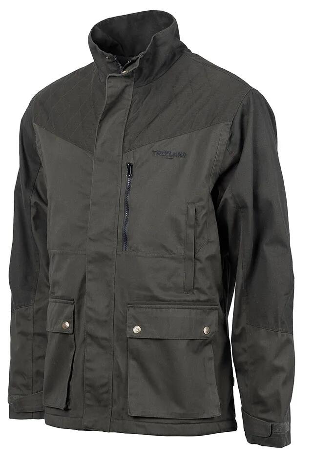 Veste De Chasse Chaude Polaire Treeland Verte 1/1