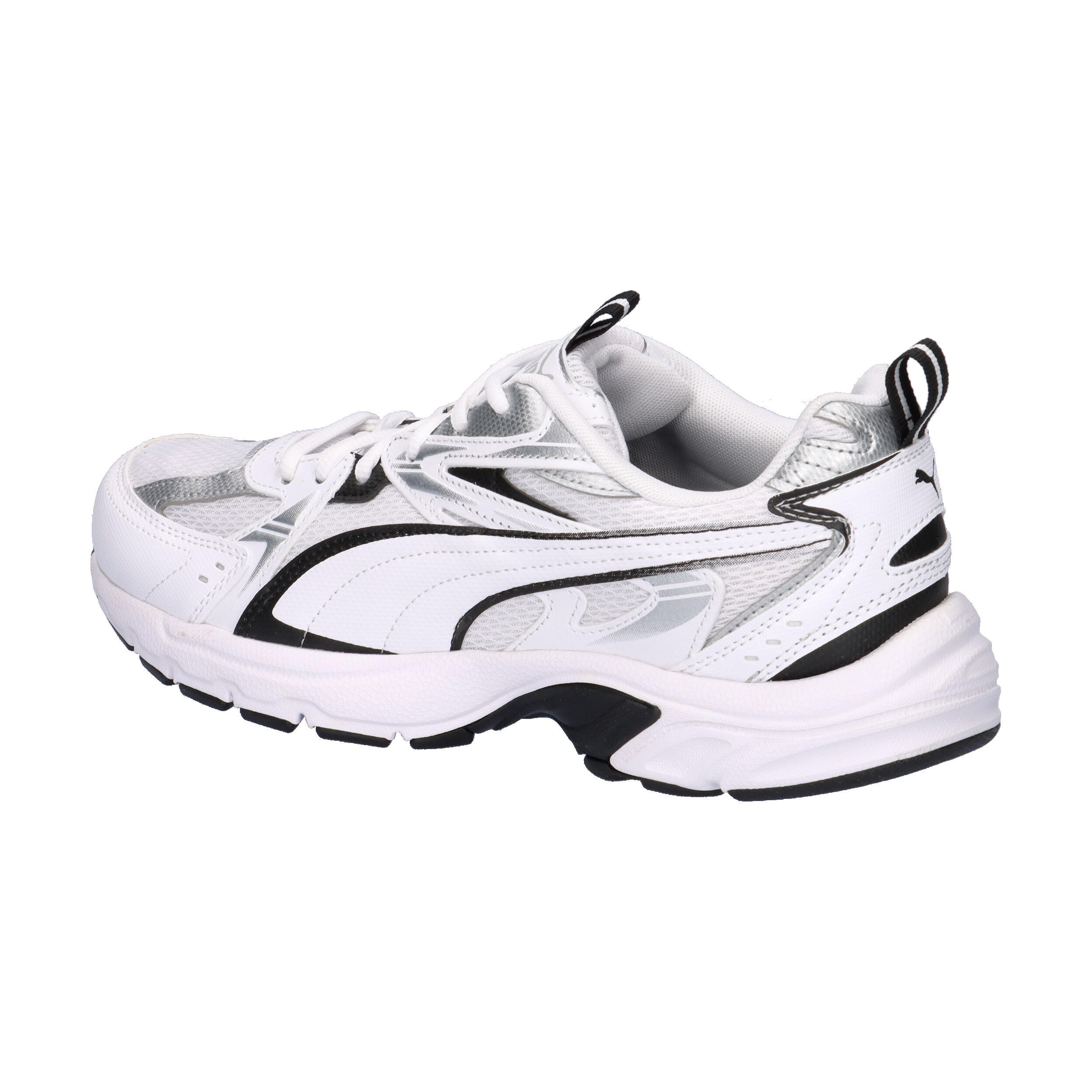 Puma Milenio tech Sneaker Sportschuhe Schuhe Unisex 402623 01 Weiß 10/14