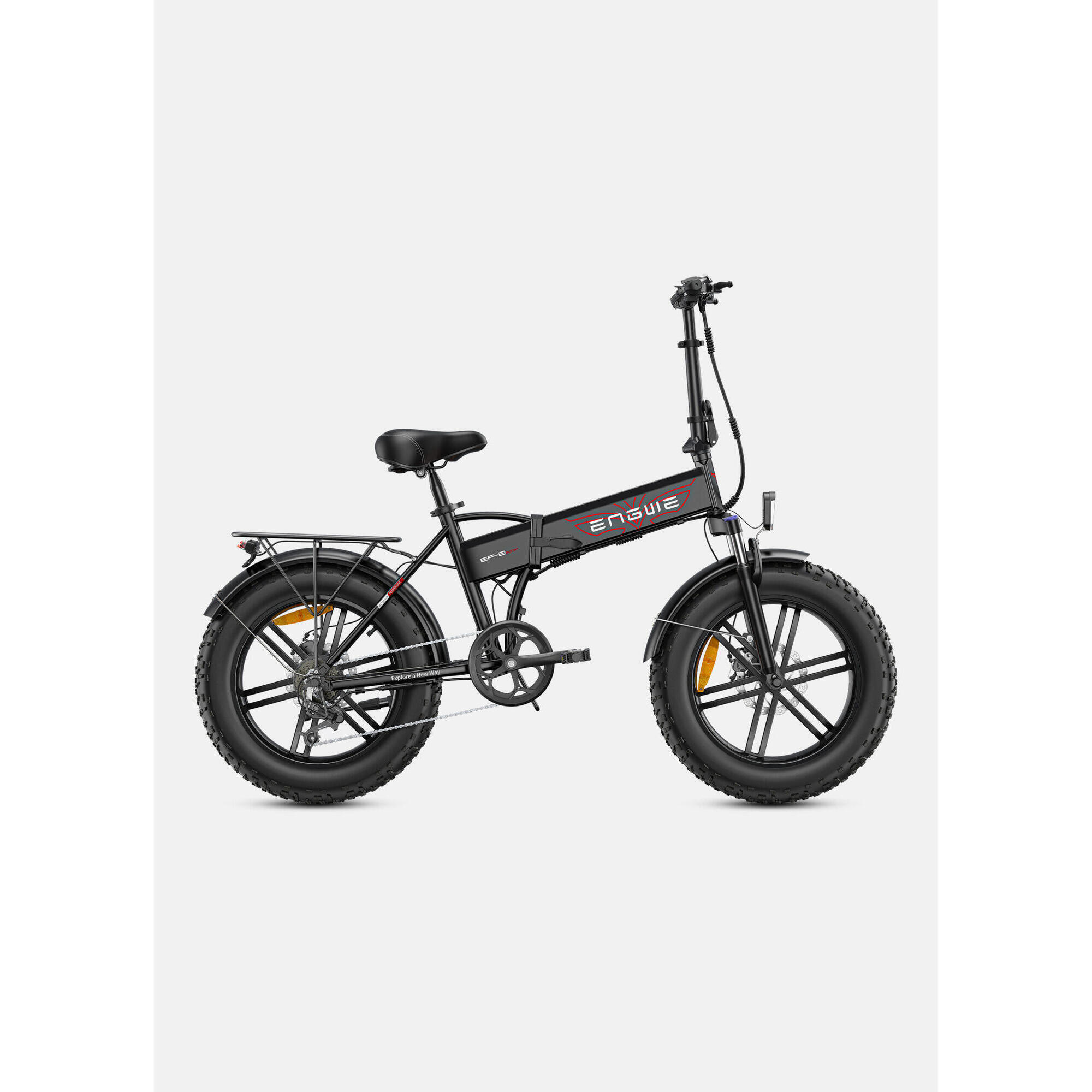 Engwe - Engwe Ep-2 Boost Vélo Pliable, Moteur De 250w, Vitesse Maximale De 25 Km/h - Fatbike - Noir - Decathlon