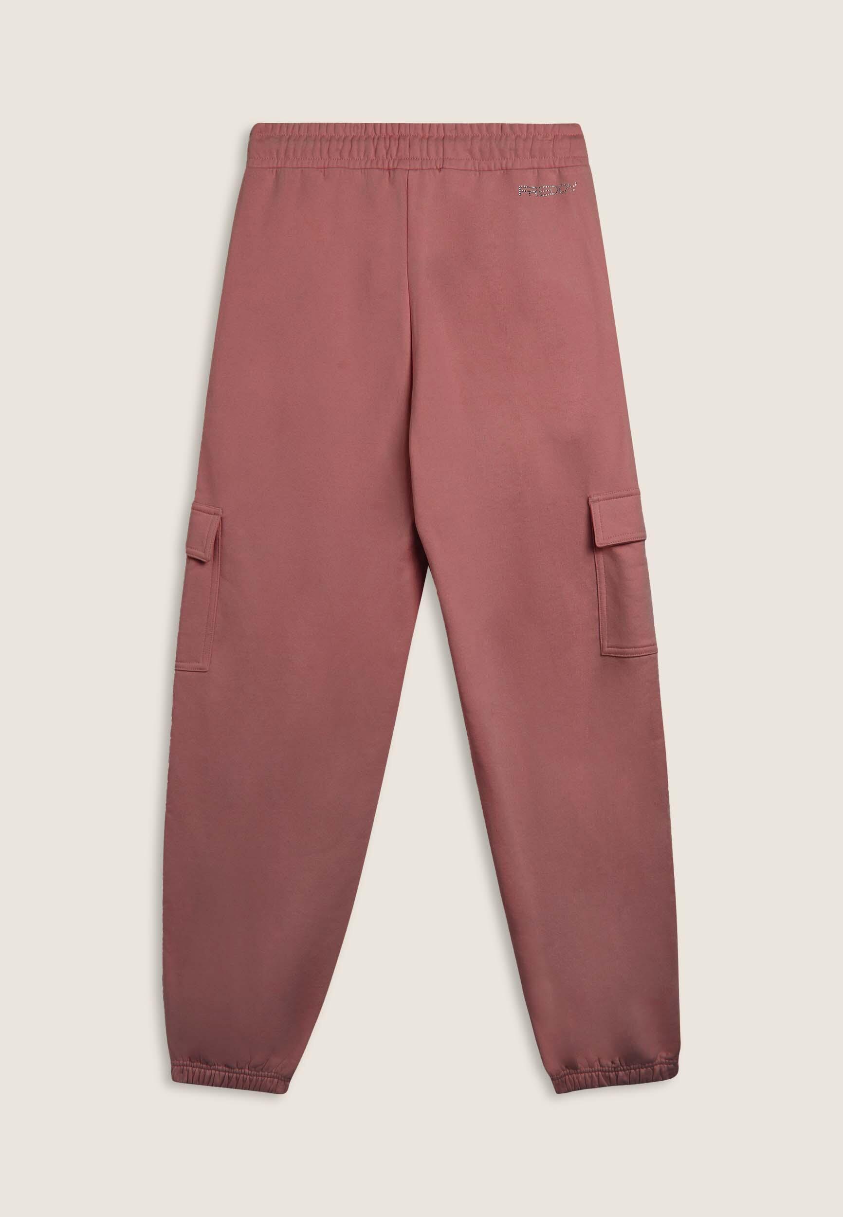 Pantaloni cargo in french terry da donna con grafica Disney 2/3
