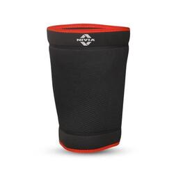 Support Cuisse Slip-in Nivia Noir/Rouge | Small | Unisexe