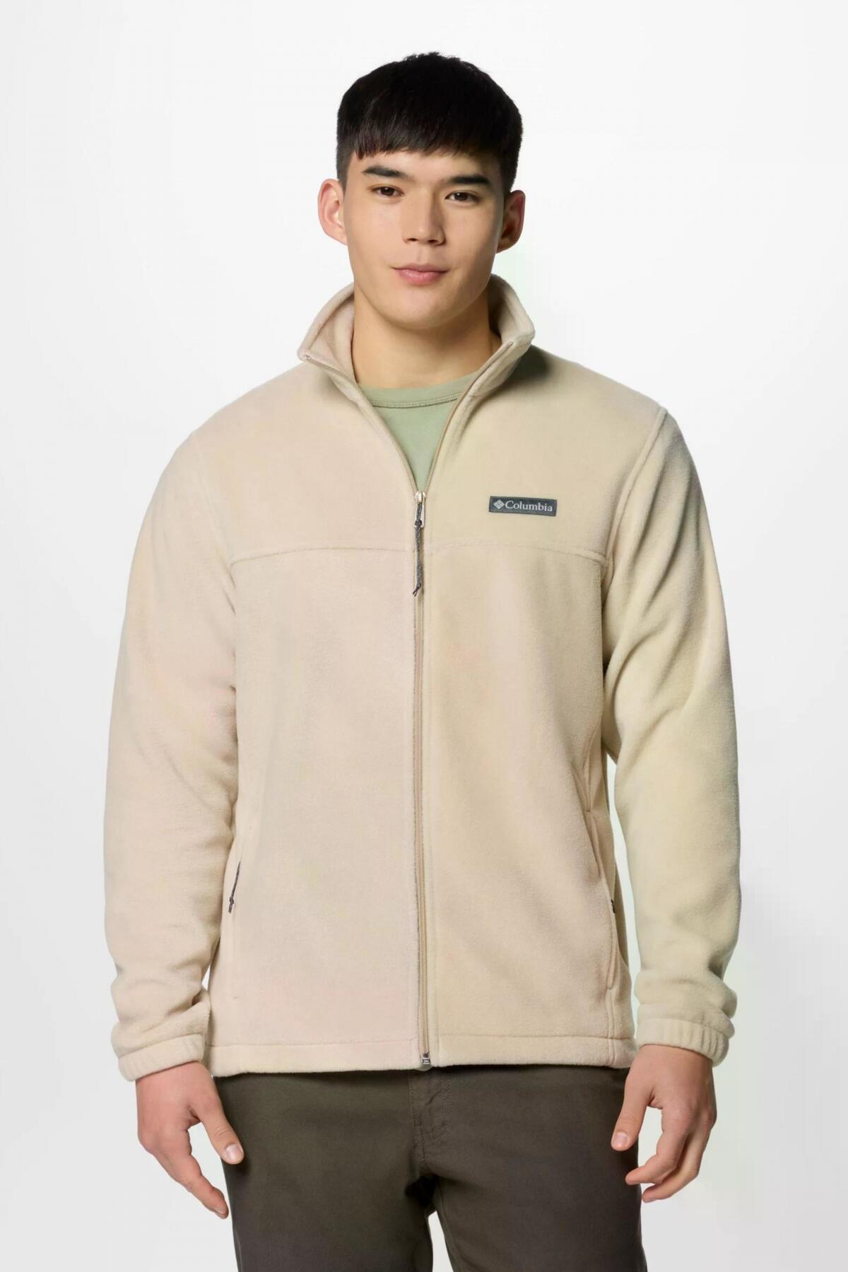 Jaqueta Columbia Modelo Steens Mountain Full Zip Cor Bege 5/5