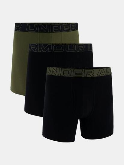 Boxershort Herren 3er Pack Figurbetont-UA PERFORMANCE COTTON - SOLID 6 IN 3PK