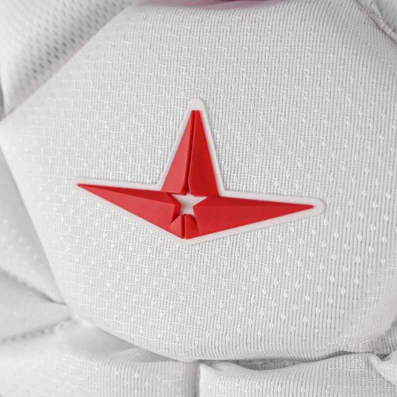 All Star CKW-PHX Pro Fastpitch Catching Kit  M White/Scarlet 6/7